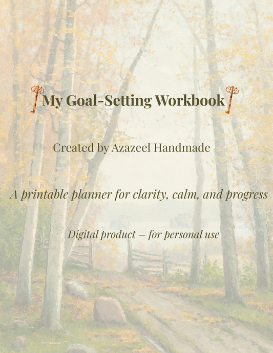 My Goal-Setting Workbook – Printable PDF
