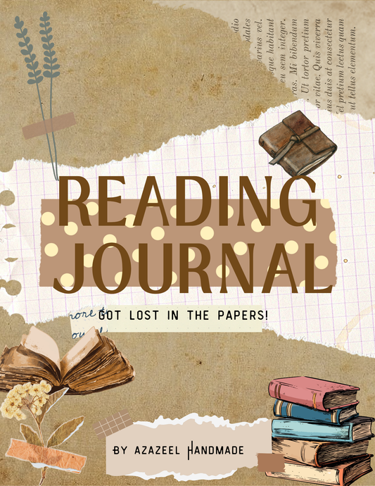 Printable Reading Journal – 12 Pages of Bookish Joy (Undated & Minimalist)