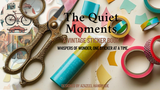 The Quiet Moments – Vintage Printable Sticker Book (25 Pages)