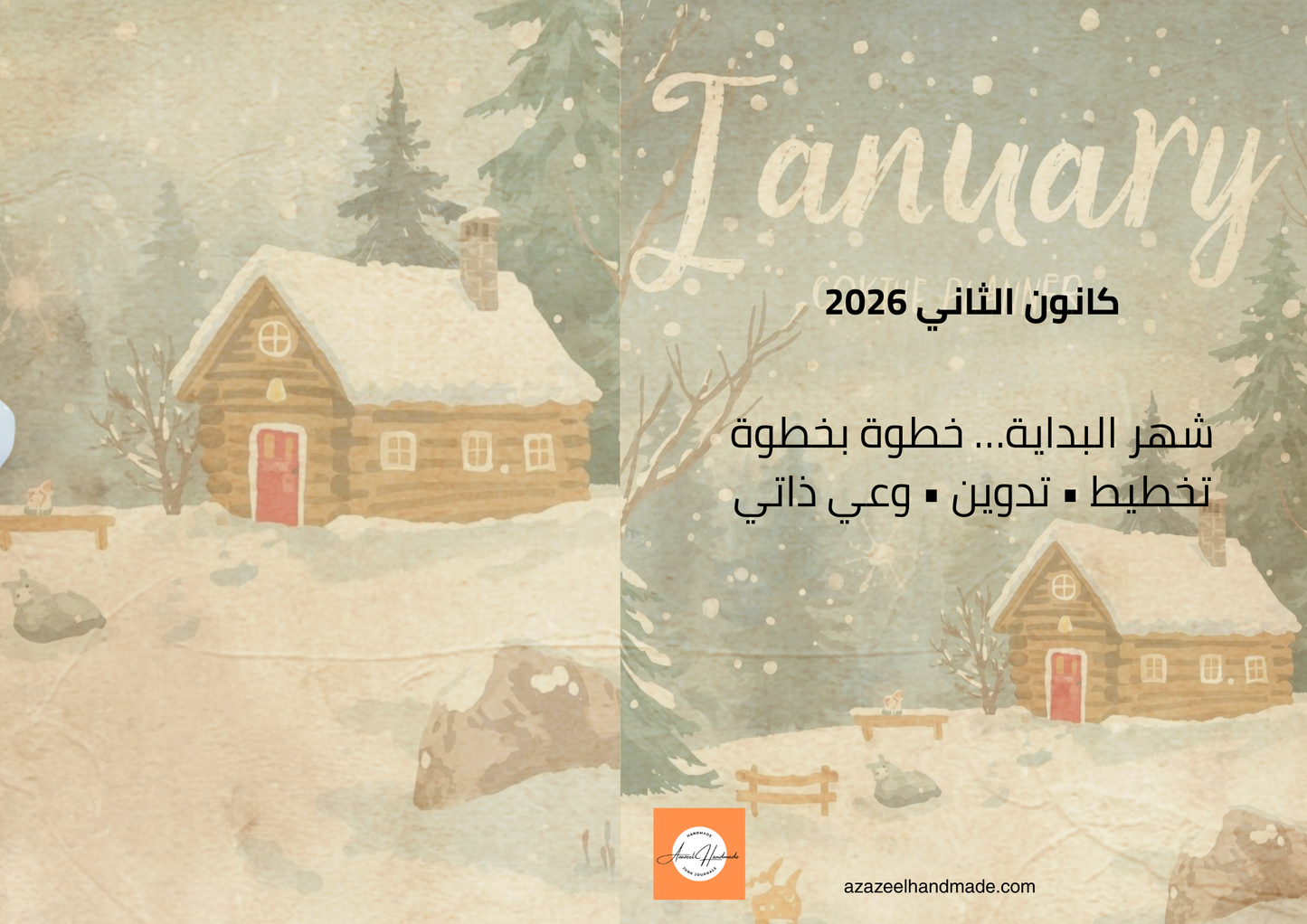 👉 مخطط وتدوين شهر كانون الثاني 2026