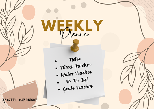 Weekly Planner Printable – 14 Page Digital Planner